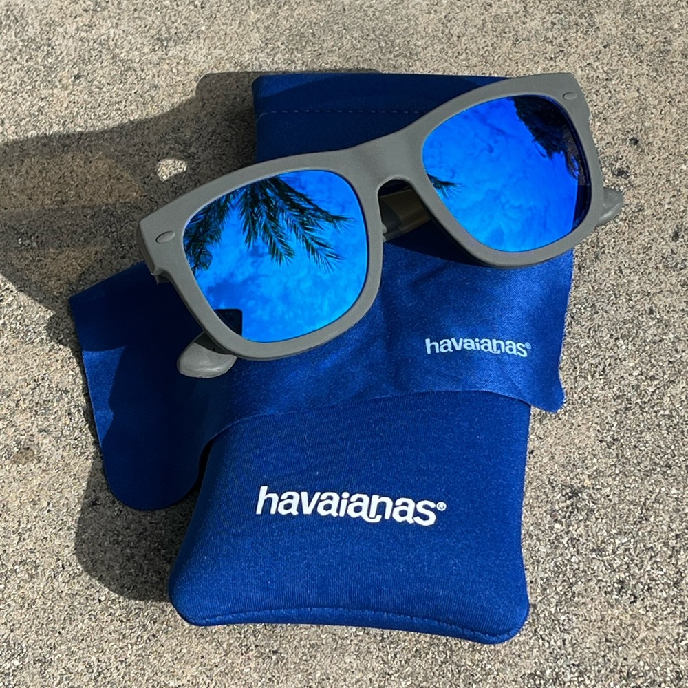 Havaianas Blue Mirrored Sunglasses